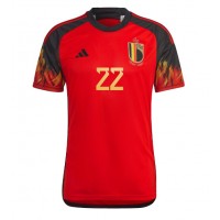 Maglie da calcio Belgio Charles De Ketelaere #22 Prima Maglia Mondiali 2022 Manica Corta